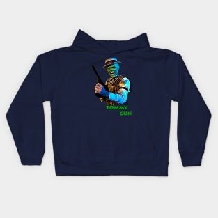 a tommy gun Kids Hoodie